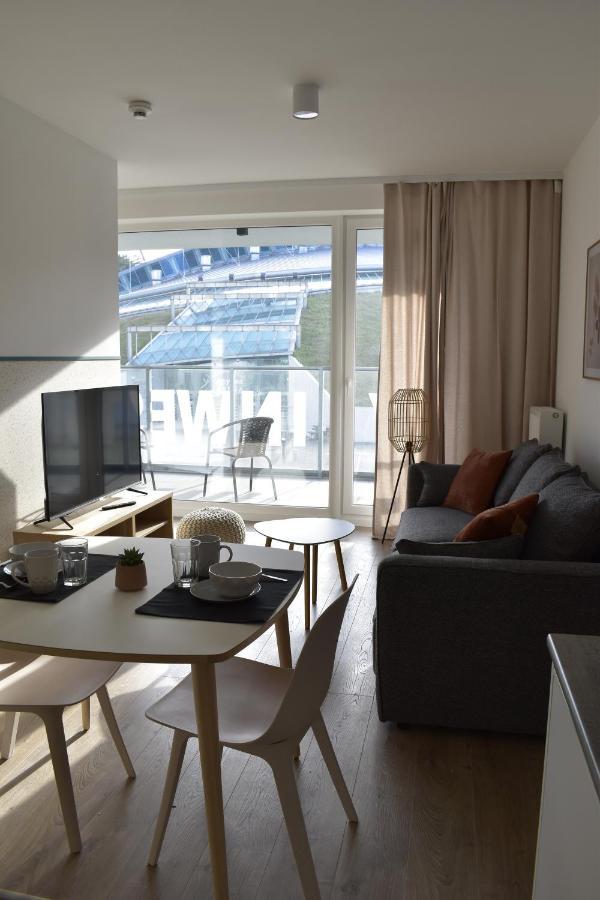 White Apartment Modern Tower Atal Gdynia Exterior foto